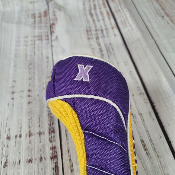 Clemson Tigers "X" Golf Club Purple Yellow Cover - Picture 5 of 5